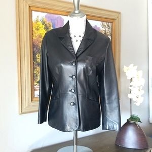 Leather Blazer